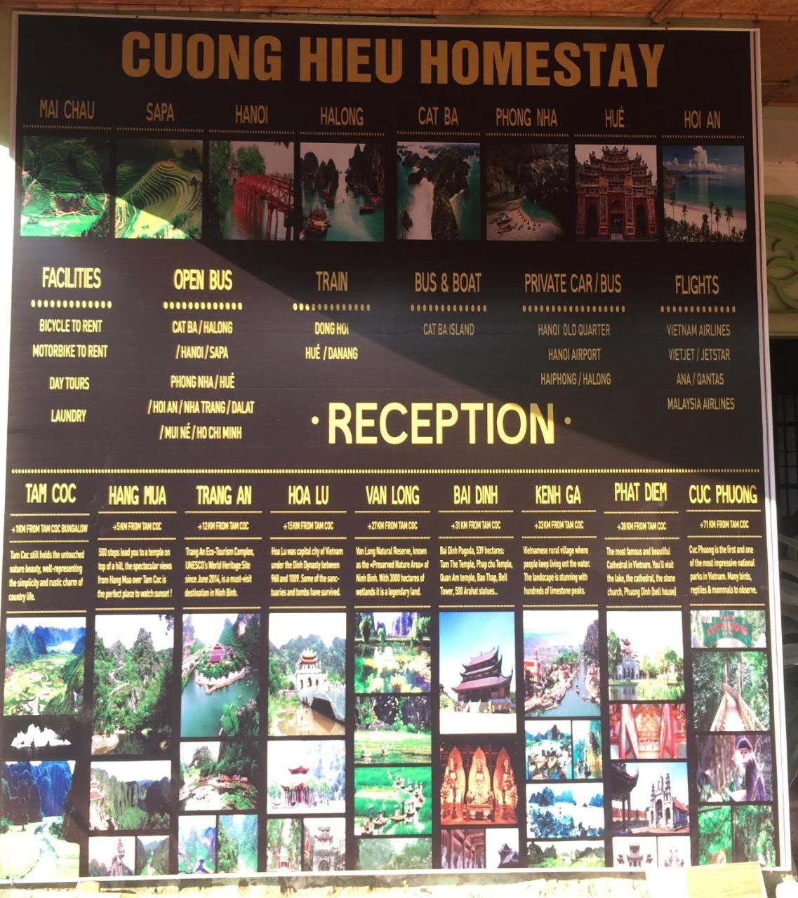 Tam Coc Cuong Hieu Homestay Ниньбинь Экстерьер фото
